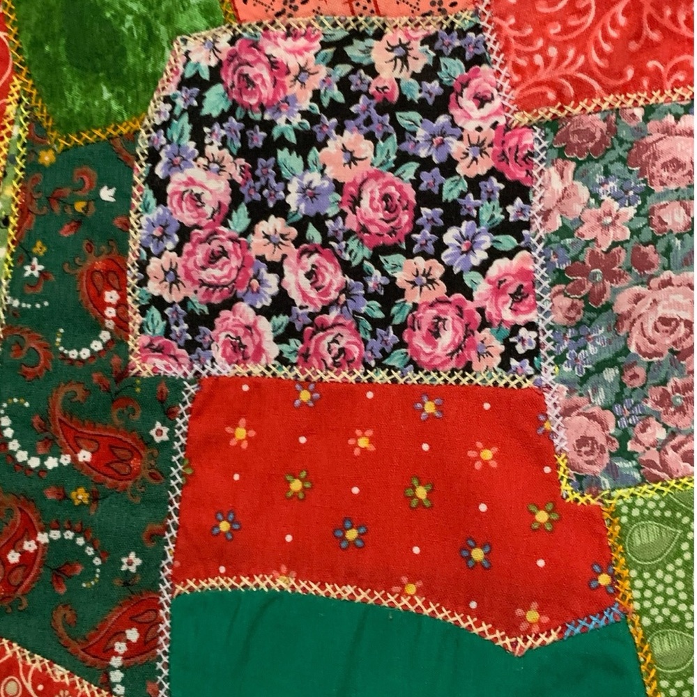 Handmade Patchwork Bib Apron - Picture 7 of 11
